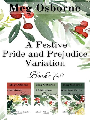 cover image of A Festive Pride and Prejudice Variation Books 7-9
